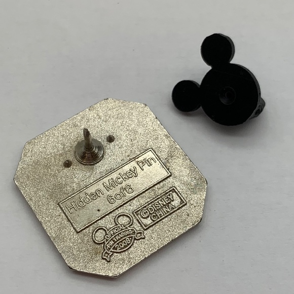 Disney Parks Princess Jasmine Gem Purple Hidden Mickey 2008 Lapel Pin - Picture 4 of 5